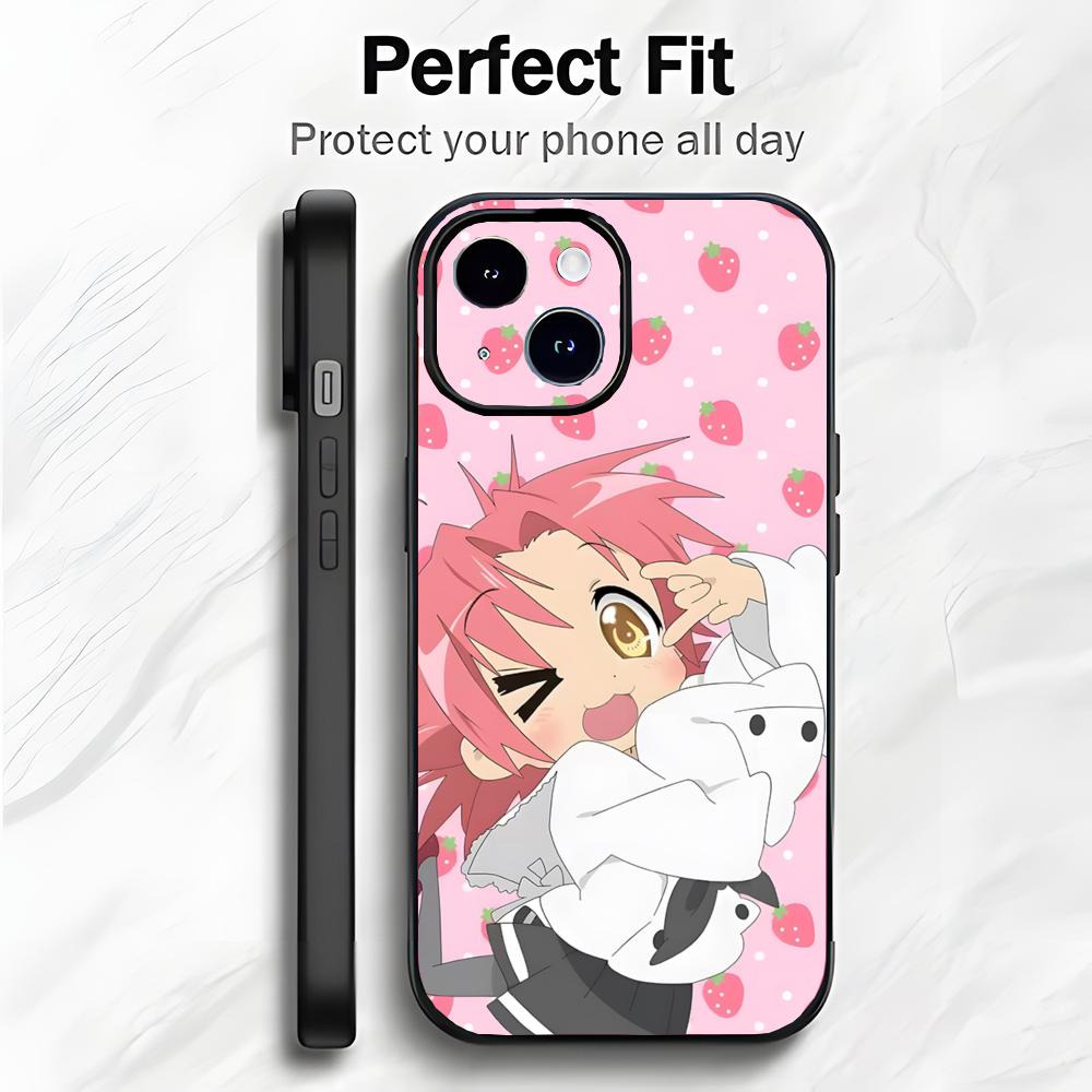 

Cute Casual Japanese Anime L-Lucky Star Phone Case Phone Case Soft Packaging Lightweight For iPhone17 16 15 14 13ProMax iphone17air