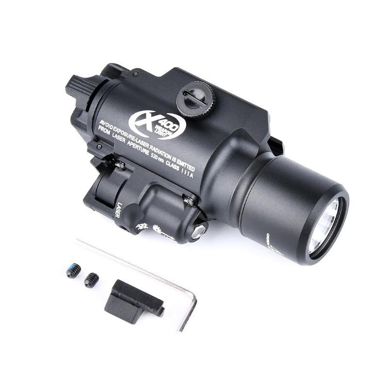 X400 Tactical LED Flashlight with Laser Sight