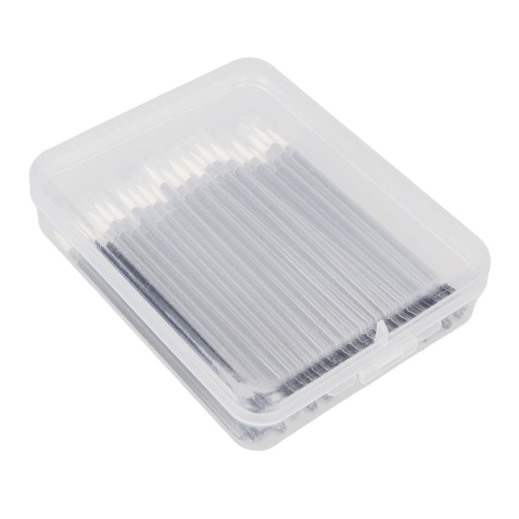 50pcs Disposable Eyeliner Brush Fine Tip Portable Multifunctional Eyeliner Wands Applicators