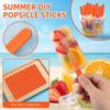 Reusable Ice Sticks for Homemade Treats, Colors Set for Summer