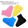 Stretchable Silicone Shoe Covers 2Pcs Waterproof Non-Slip Rain Protectors for Men&Women,Fit Most Shoes,Reusable Wet Weather Gear