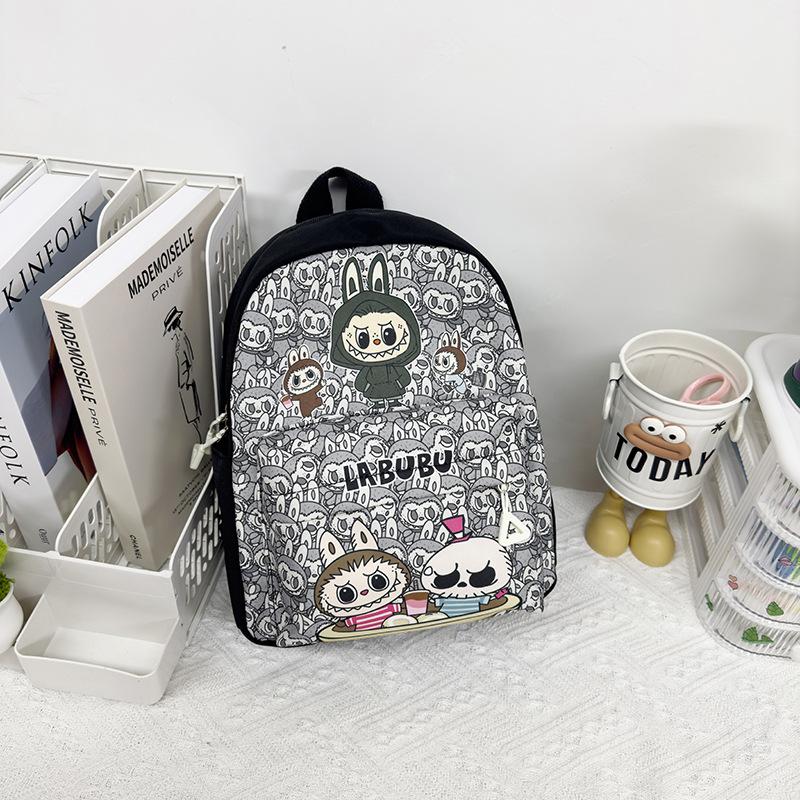School Bag New Large-capacity Bag Labubu Cloth Cute Primary School Backpack Backpack School Bag