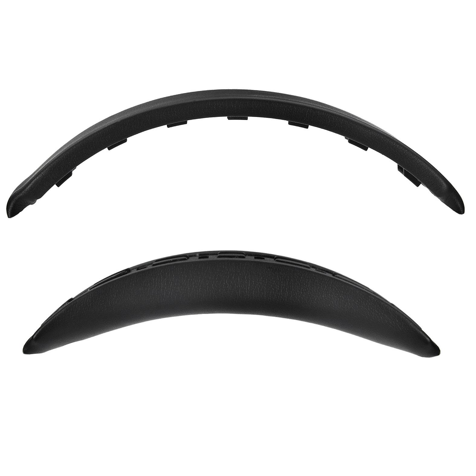 High Quality Memory Foam & Protein Leather Breathable Headband Cover Replacement for QC35/QC45 Headband-Black/White
