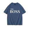 The Boss  The Real Boss Matching Tshirts Couples Matching Outfits Gifts Funny Letter Print Valentines Day Unisex Women Clothing