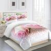 Red Wedding Rose Series Love Flower King Queen Twin Full Bedding Sets Single Double Bed Duvet Cover Set And 2 Pcs Pillow Cover