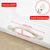 NAIERDI Ivory White Cabinet Handles Zinc Aolly Kitchen Cupboard Door Pulls Drawer Knobs European Fashion Furniture Handle