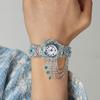 Korean Style Women's High-End Quartz Watch with Silicone Strap - Classic & Stylish Design