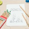Faber-Castell High-Quality Solid Wood Pencil with SV Break-Resistant Lead & Eraser - Smooth Fluent Writing