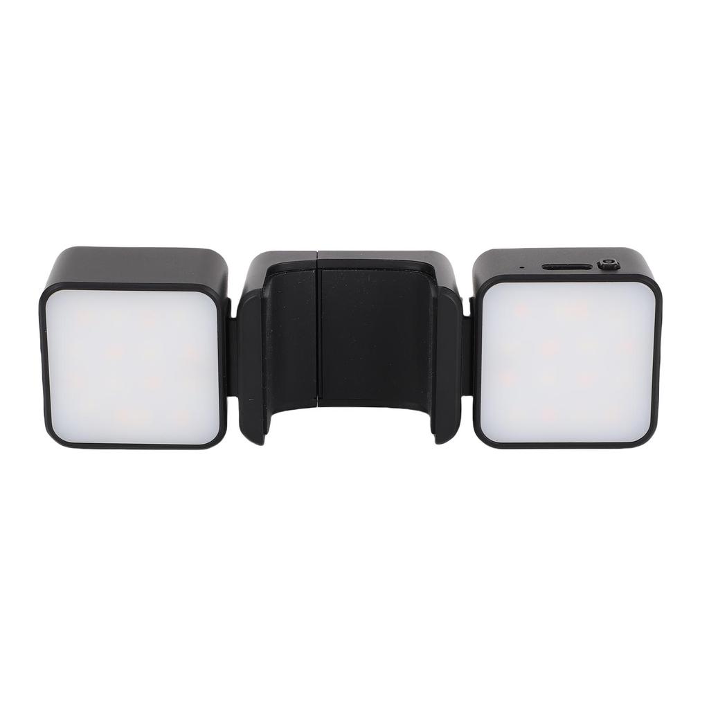 LED Fill Light Fit for DJI Pocket 3 Action Camera USB C Rechargeable Magnetic Auxiliary Dual Light Attachment for
