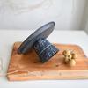 Wrought Iron Tall Tray Old Retro Gray Bread Fruit Plate Storage Tray Still Life Gourmet Photography Dessert Table