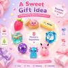 8-Piece Mystery Box Set Slow-Rising Stress Relief Fidget Sensory Squishy Bundle with 8 Unique Styles for Stress Relief Gift