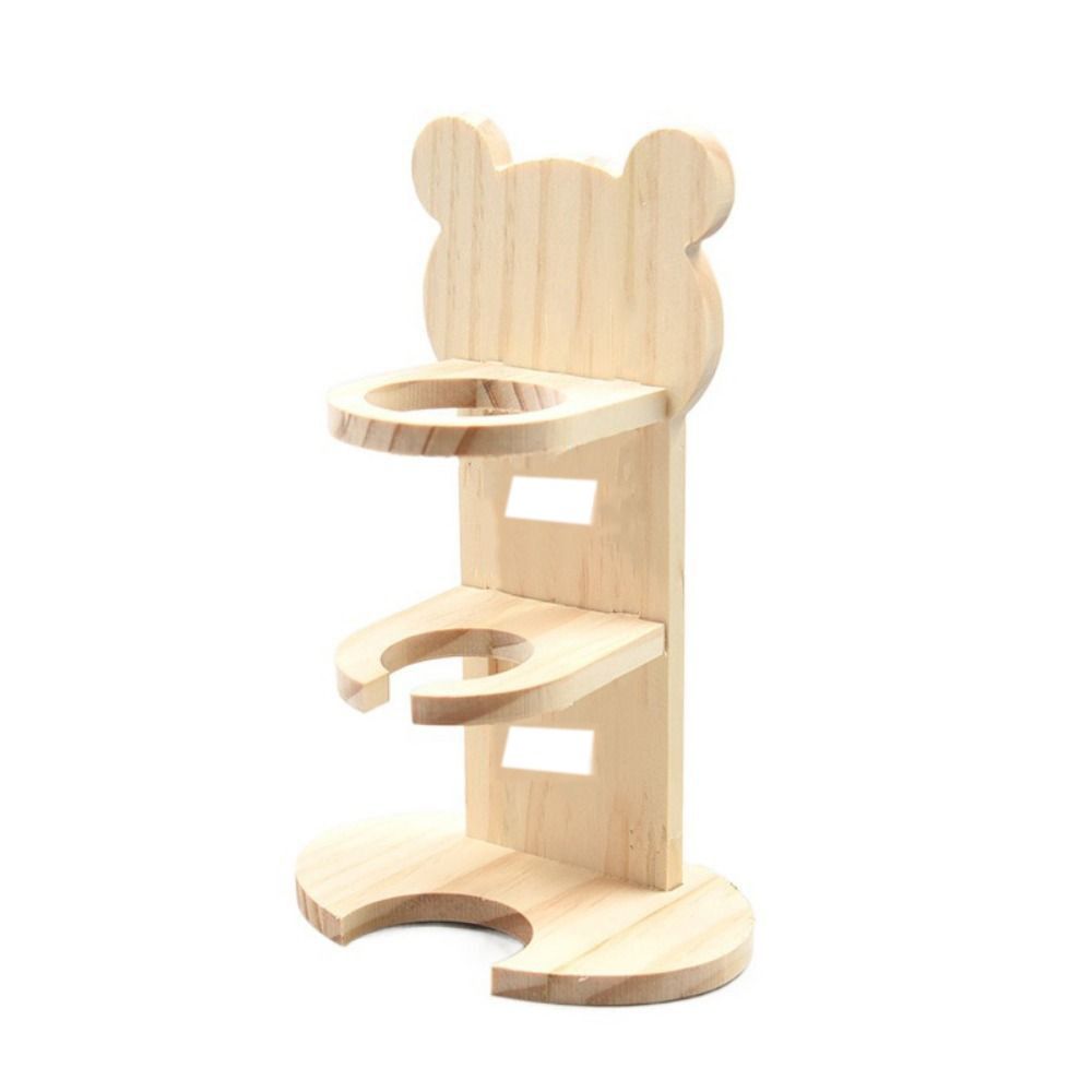 

Wooden Hamster Water Bottle Holder Adjustable Rabbit Drinking Bottle Holder For Hamster Bunny style A