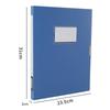 Foldable A4 Document Storage Box - Large Capacity, Thickened Plastic Archive File Organizer