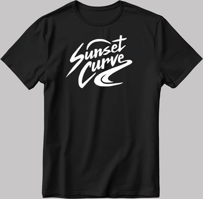 Sunset Curve Julie And The Phantoms S.Sleeve White-Black Men/Women T Shirt K954
