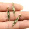 Feathers Leaf Nature Charm Antique Bronze Zinc Alloy Jewelry Making Supplies Bracelet Making Style Pendants