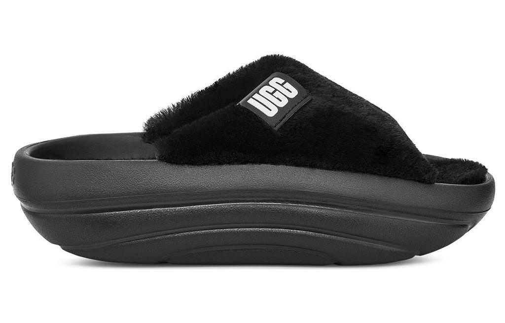 UGG FoamO UGGplush Slide Black Women's 1143849-BLK