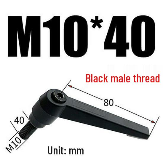 Adjustable Ratchet Handle L-Shaped Wrench with M5/M10/M16 Set Screw 7-Shaped Quick Lock Bolt