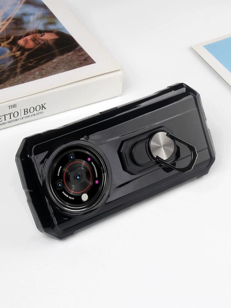 Geschikt voor Doogee V30 Pro telefoonhoesje, beugel