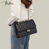 Miaoli Women's Quilted Cowhide Chain Crossbody Bag