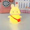 Night Warm Lamp Light Cartoon Backpack Rabbit Cute Portable Battery Powered
