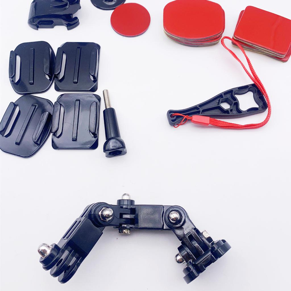 Motorcycle Helmet Kit for GoPro Hero 12 11 10 9 8 7 Action Camera Accessories Set Chin Mount Bracket Bike Chin Mount For Go Pro