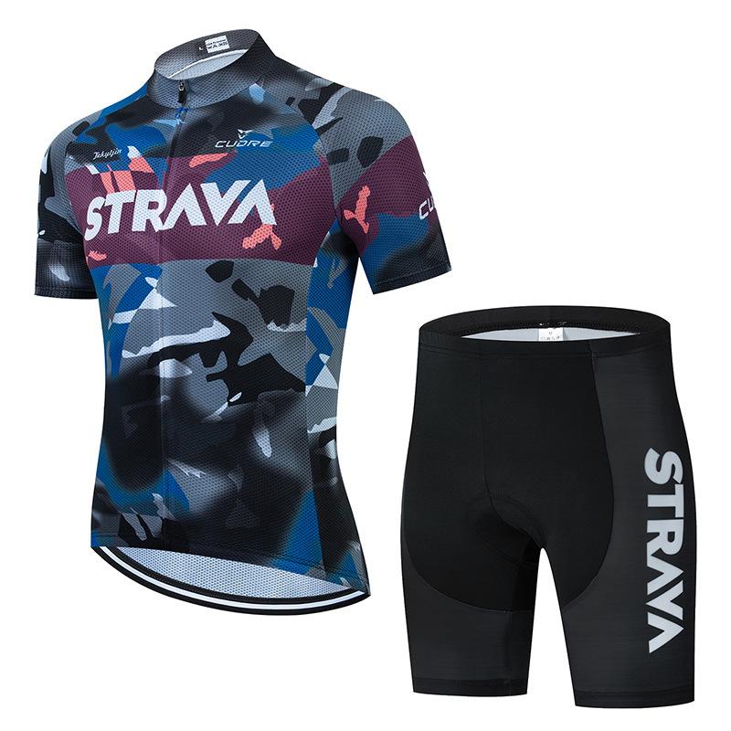 New Summer, Camouflage Cycling Suit Summer Cycling Shirt Mountain Bike Top Pants