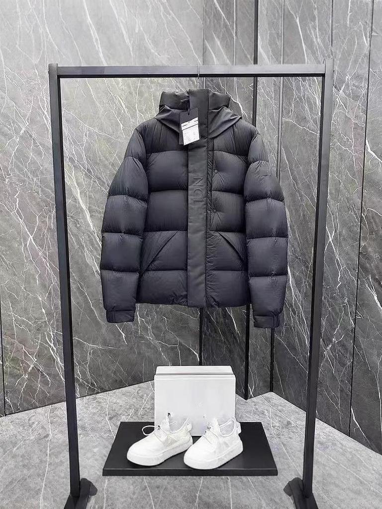 Mengjia Czarny Wojownik Pikowana Kurtka z Kapturem Unisex