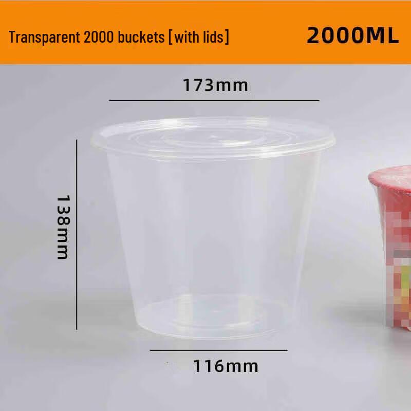 Meiliya Disposable Round Microwaveable Food Container