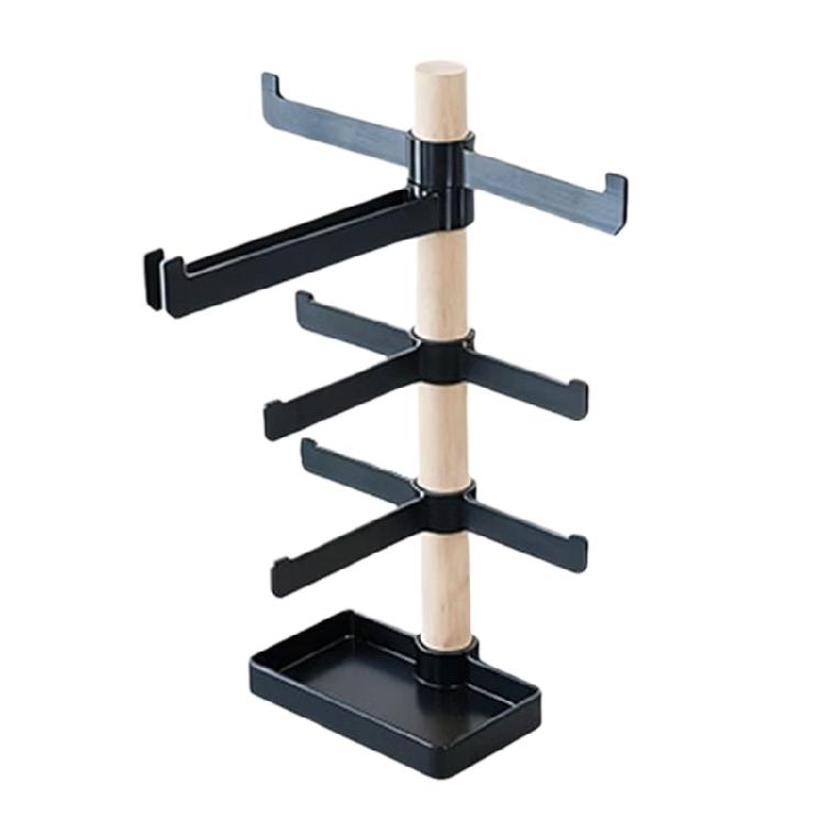 Elegant Wooden Bike Gear Stand Ideal For Keeping Helmets And Cycling Accessory Organized
