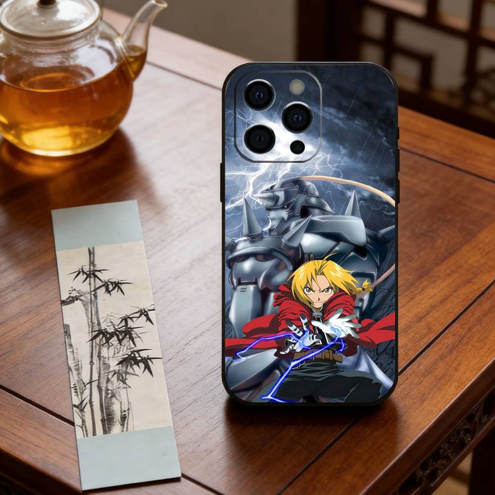 Anime F-Fullmetal Alchemist E-Elric Brothers Phone Case Silicone Soft For IPhone 17 16 15 14 13 12 11 X XR Plus Pro Max Plus