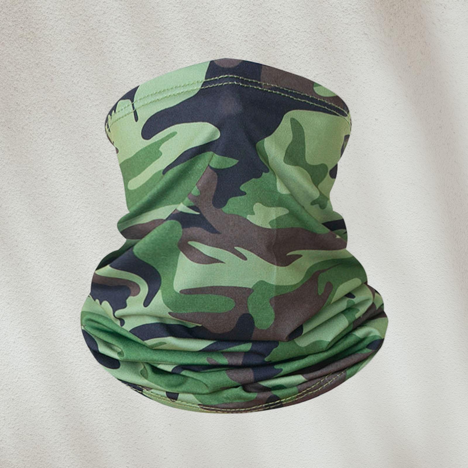 

Летняя солнцезащитная маска для езды на велосипеде, для рыбалки на открытом воздухе, для защиты от ультрафиолета, камуфляжный принт, платок на голову, солнцезащитный шейный платок One Size