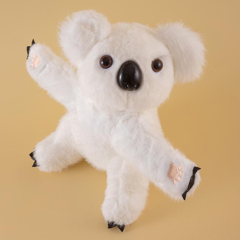 Cute Plush Animal Slap Bracelet Snow Leopard Tiger Koala Slap Wrap Plushies Soft Toys Girl Boy Birthday Present