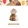 Capybara Decoration Birthday Party Favors Tableware Set Cup Plate Balloons Gift Bags Happy Banner Cake Topper Supplies for Girls