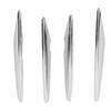 4Pcs Set Front Fog Lamp Grille Spoiler Chrome Trim Replacement for Mercedes‑Benz GLC‑Class X253 AMG Line 2016‑2019