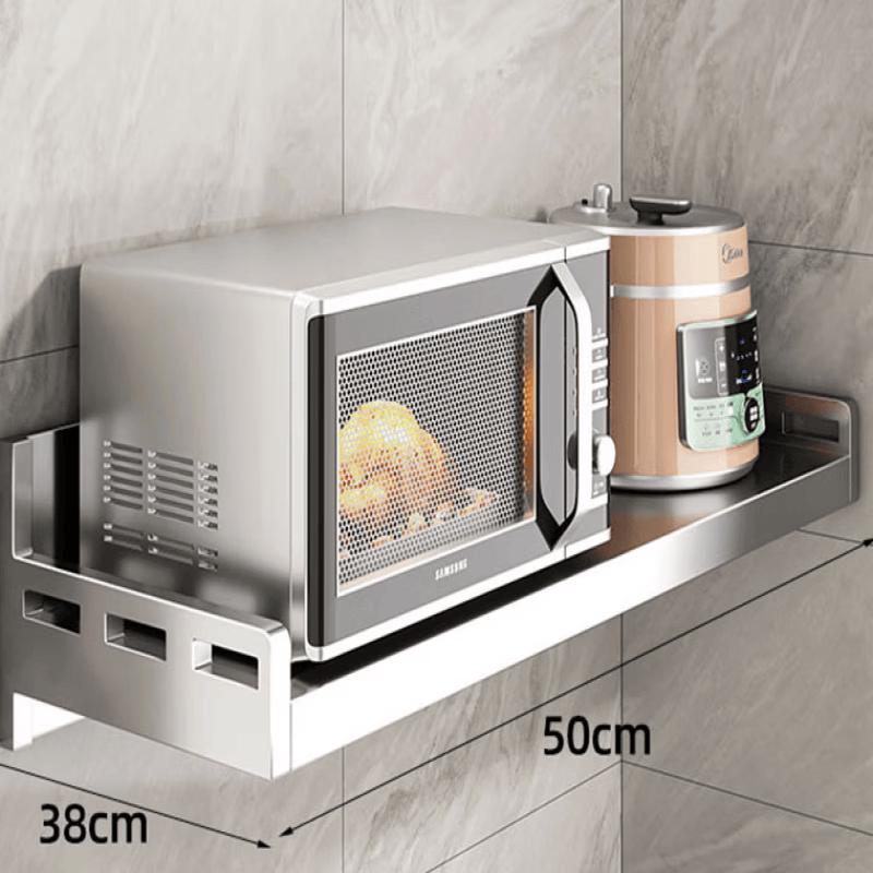 304 Stainless Steel Wall-Mounted Kitchen Shelf