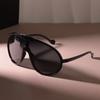 Stylish Round Sunglasses Women Men Vintage  Mirror Big Frame Lens Simple Sun Glasses Female Male Cool Colors Sun Glasses