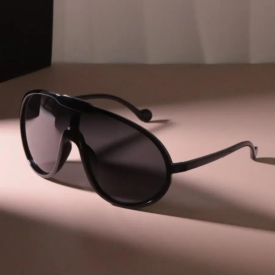 

Stylish Round Sunglasses Women Men Vintage Brand Mirror Big Frame Lens Simple Sun Glasses Female Male Cool Colors Other