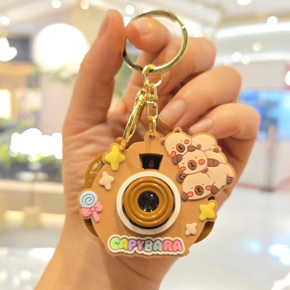 Car Keyring Kapybara Pendant Kawaii Car Keyring Creative Capybara Keychain  Couple