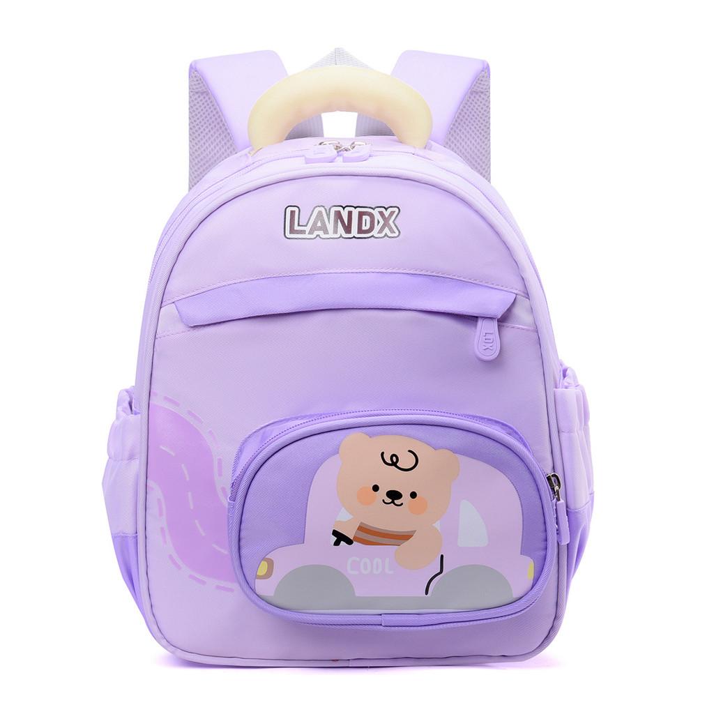 Cute Bear Kids Backpack For Toddlers With Lightweight Nylon And Animal Print For Preschool Use