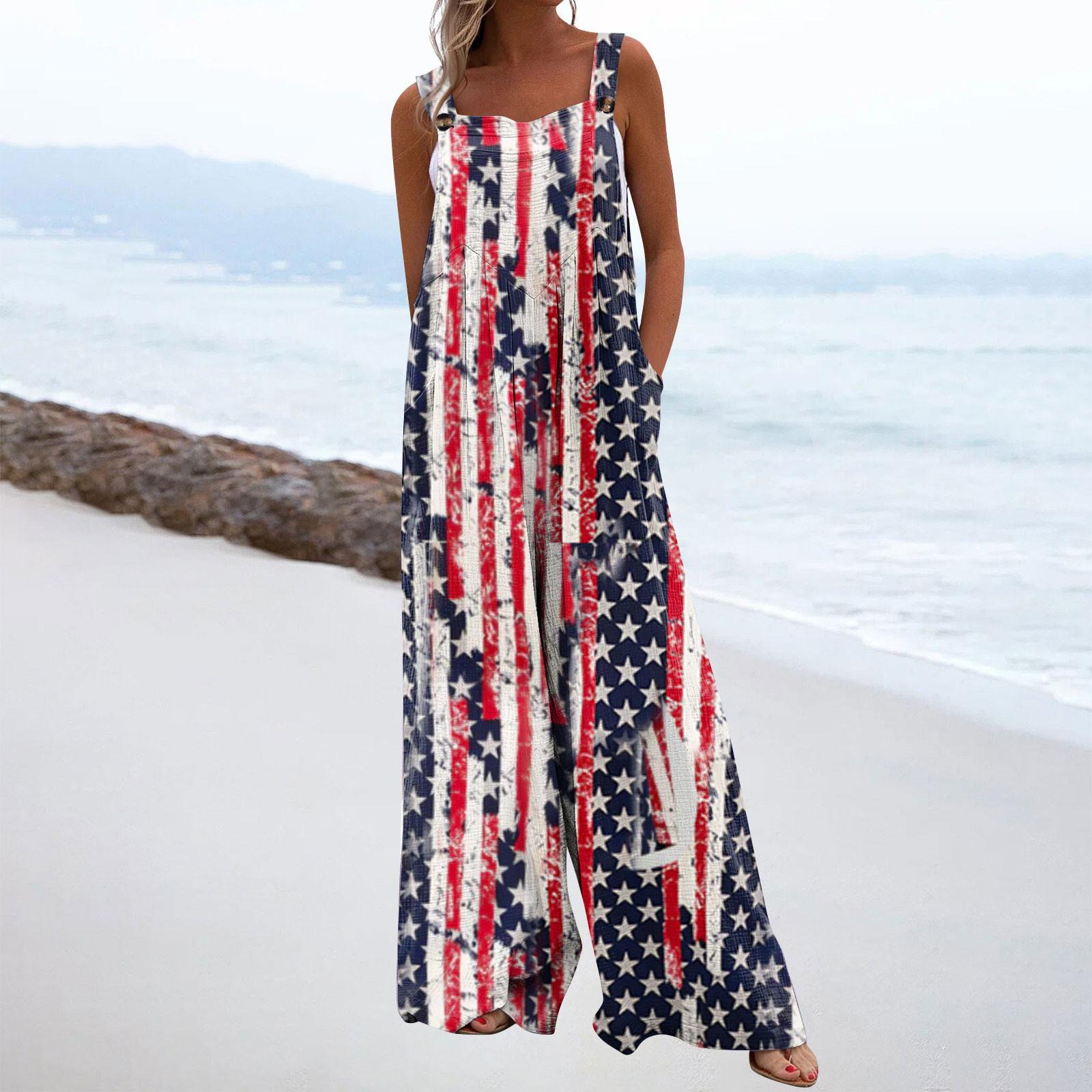 

Женский повседневный свободный комбинезон с длинными брюками и пуговицами без рукавов с карманами XL красный