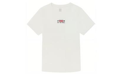 T Shirts Women's White Crew Neck Moderate Straight Fit VN0A4MNEWHT