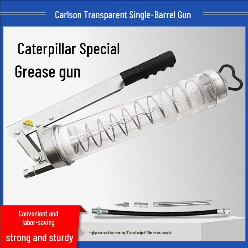 Carlson Zipper Grease Gun: Mini Excavator Chain Type Mechanical Lubricating Oil Bullet Gun