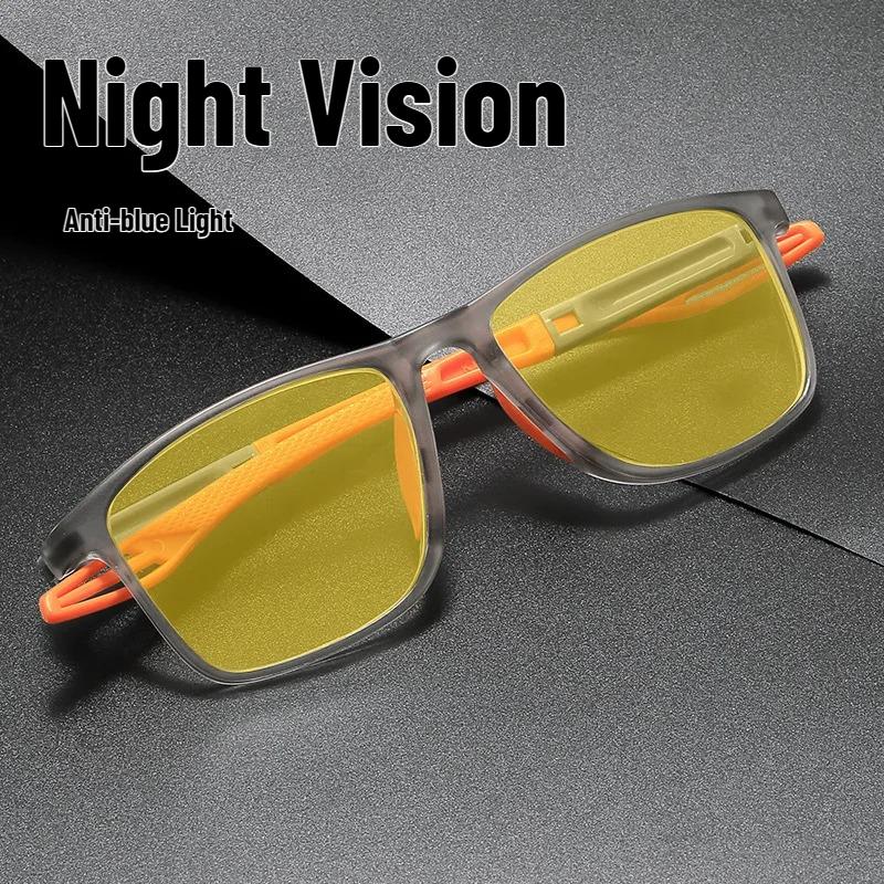Fashion Ultra-light Anti-blue Light Glasses Men and Women Retro Square Night Vision Glasses Driving Men New Classic Glasses