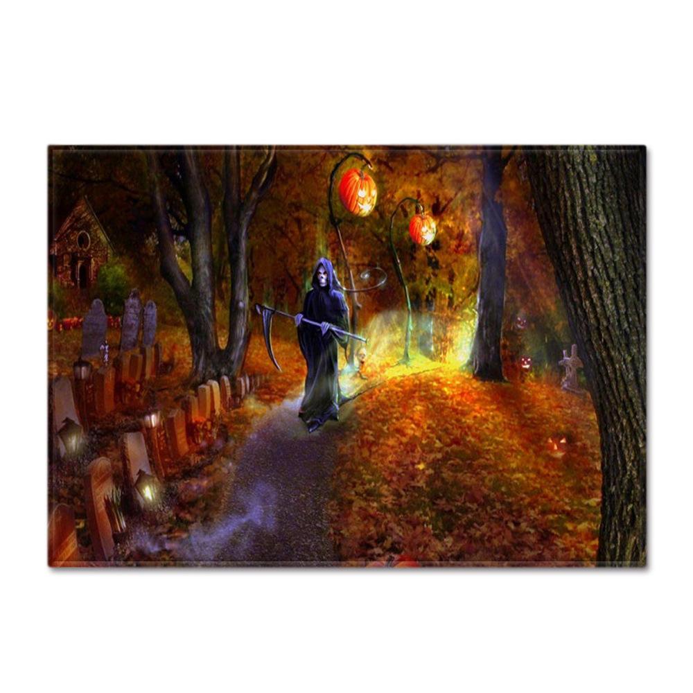 Halloween Carpet Feather Wind Bedroom Floor Mat