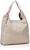 Maison Vert Women's Triangle Tote Bag, Water-Repellent and Multi-Storage, Greige (26)