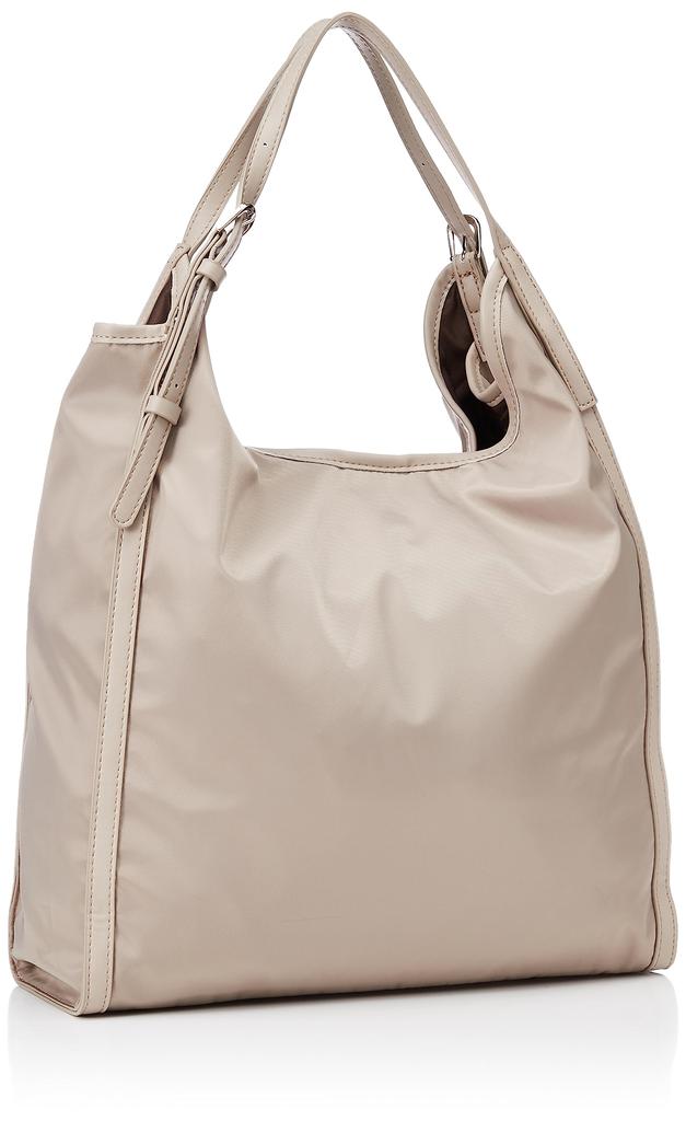 Maison Vert Women's Triangle Tote Bag, Water-Repellent and Multi-Storage, Greige (26)