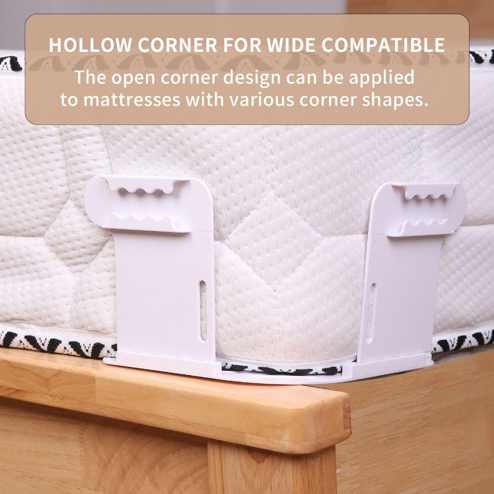 Invisible Heavy Duty Bed Sheet Holder with Lock Strips Sheet Holders DIY Bedsheet Grippers Fixed