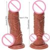 1PC Soft Realistic Anal Big Dildo Double Silicone Suction Cup Glans Penis Sex Toys for Men Women Gay Masturbation Orgasm Cock