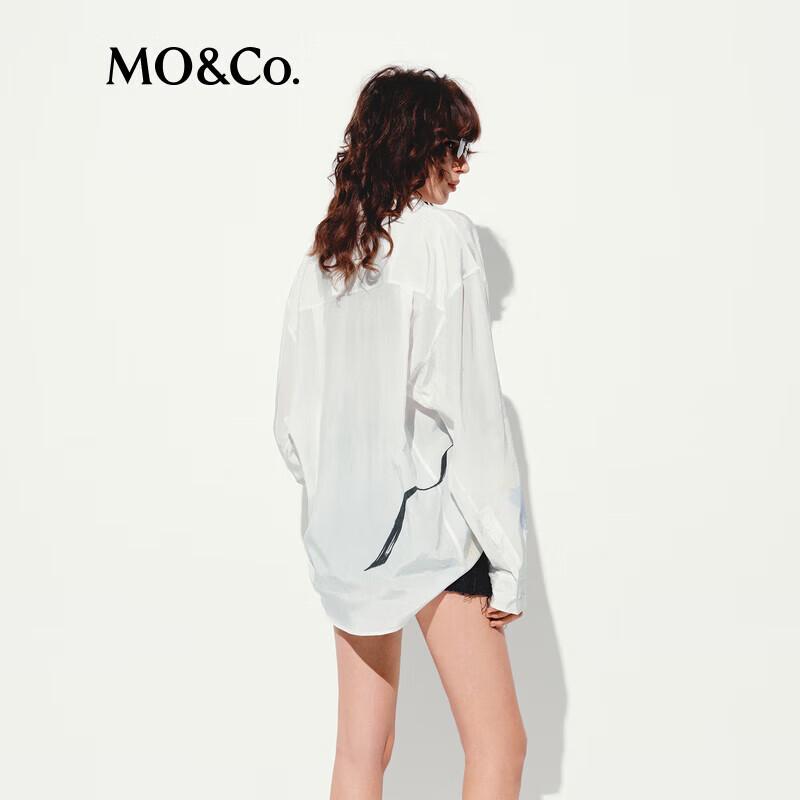 MO&Co. Cute Kitten Print Relaxed Fit Shirt