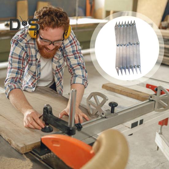 1/2Pcs 7 Point Woodworking Center Finder Marking Tools Sturdy Construction User-Friendly Design High Accuracy Equal Spacing Layout Tools